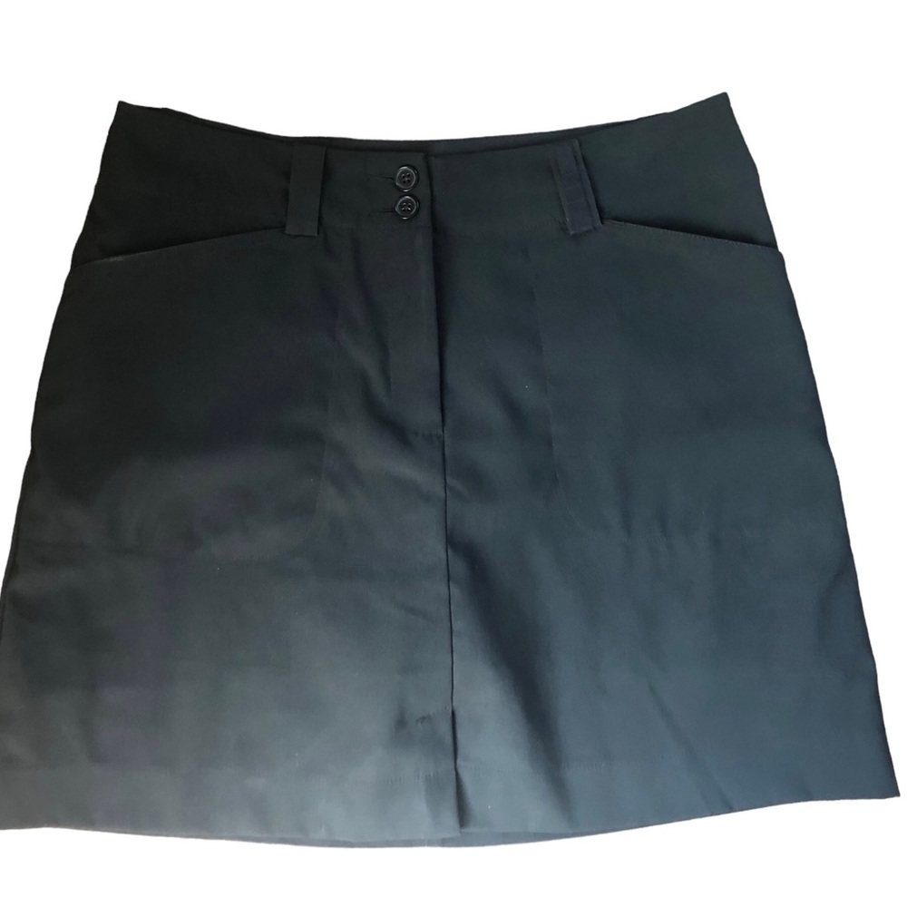 Nike Golf Dri Fit Skort Size 4 Black Golf tennis Outdoors Summer Country Club